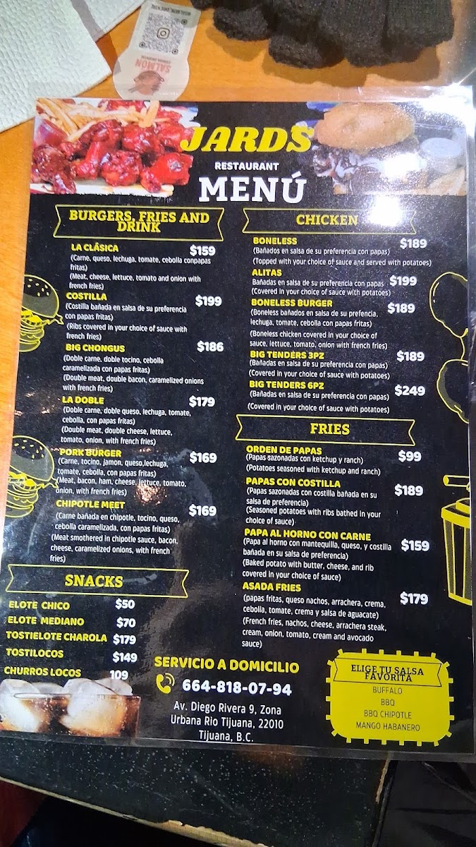Bunker Food Crew Menu - Image 2